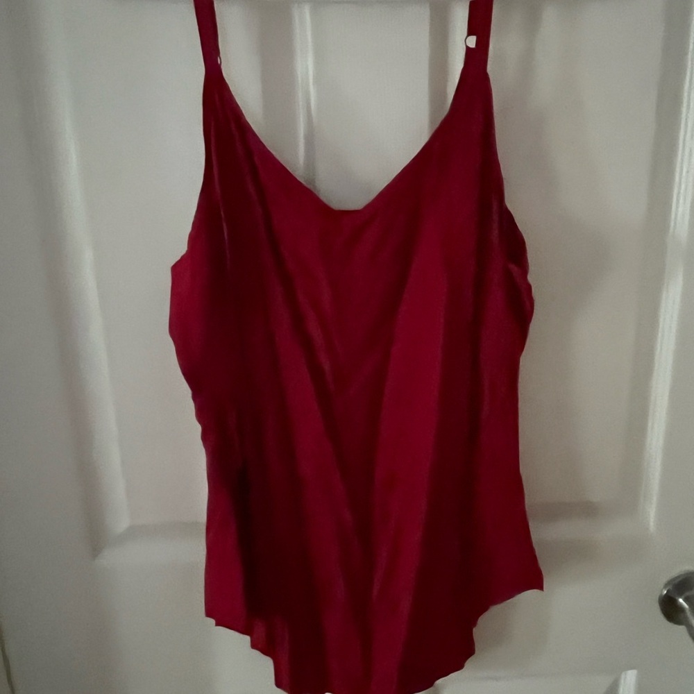 Torrid Red Asymmetrical Sleeveless Camisole